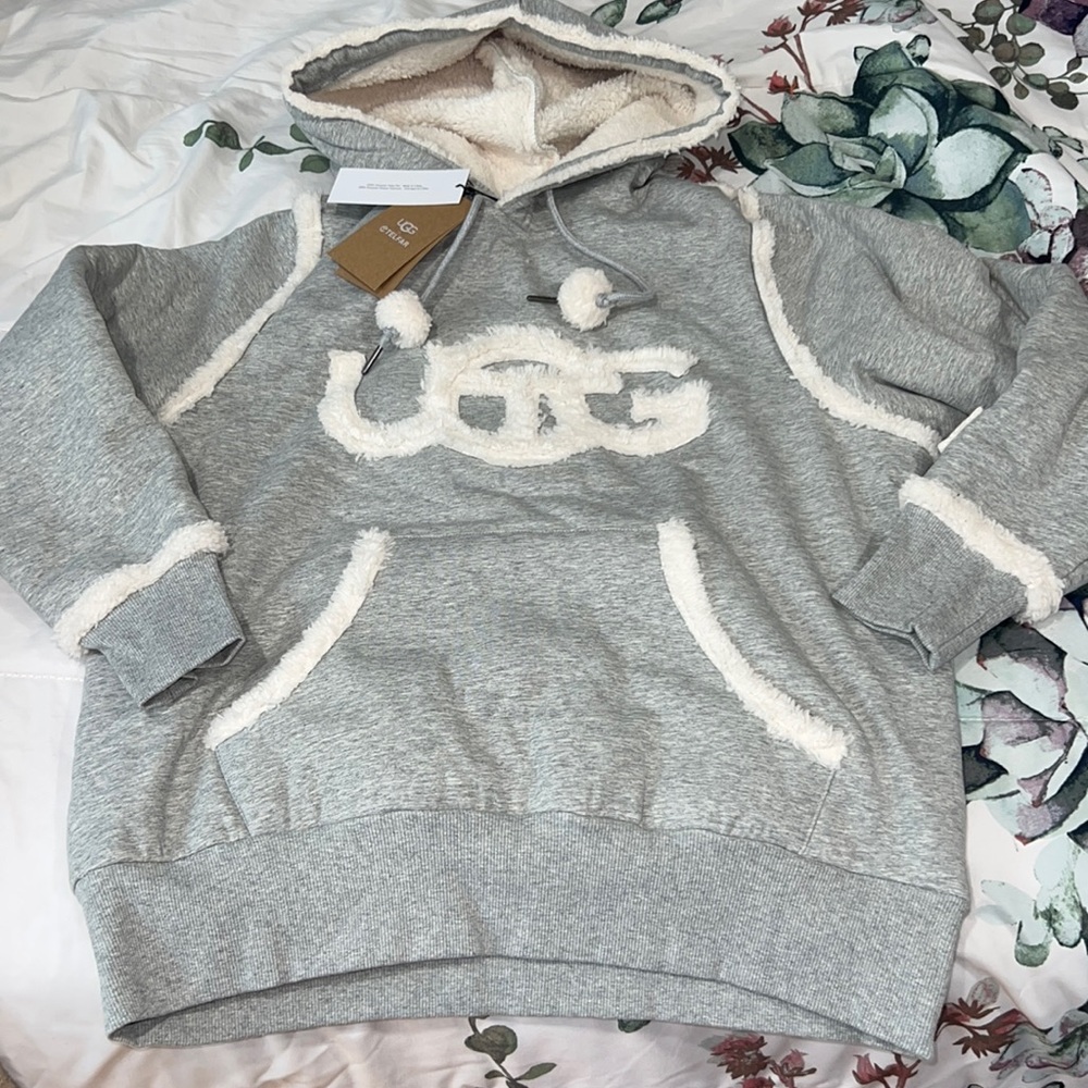 Unisex UGG X TELFAR hoodie.